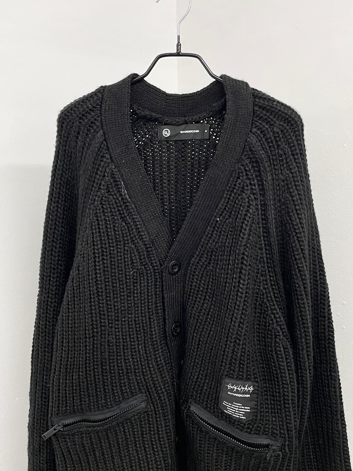GUxUNDERCOVER 버튼 포켓 가디건 상품이미지8