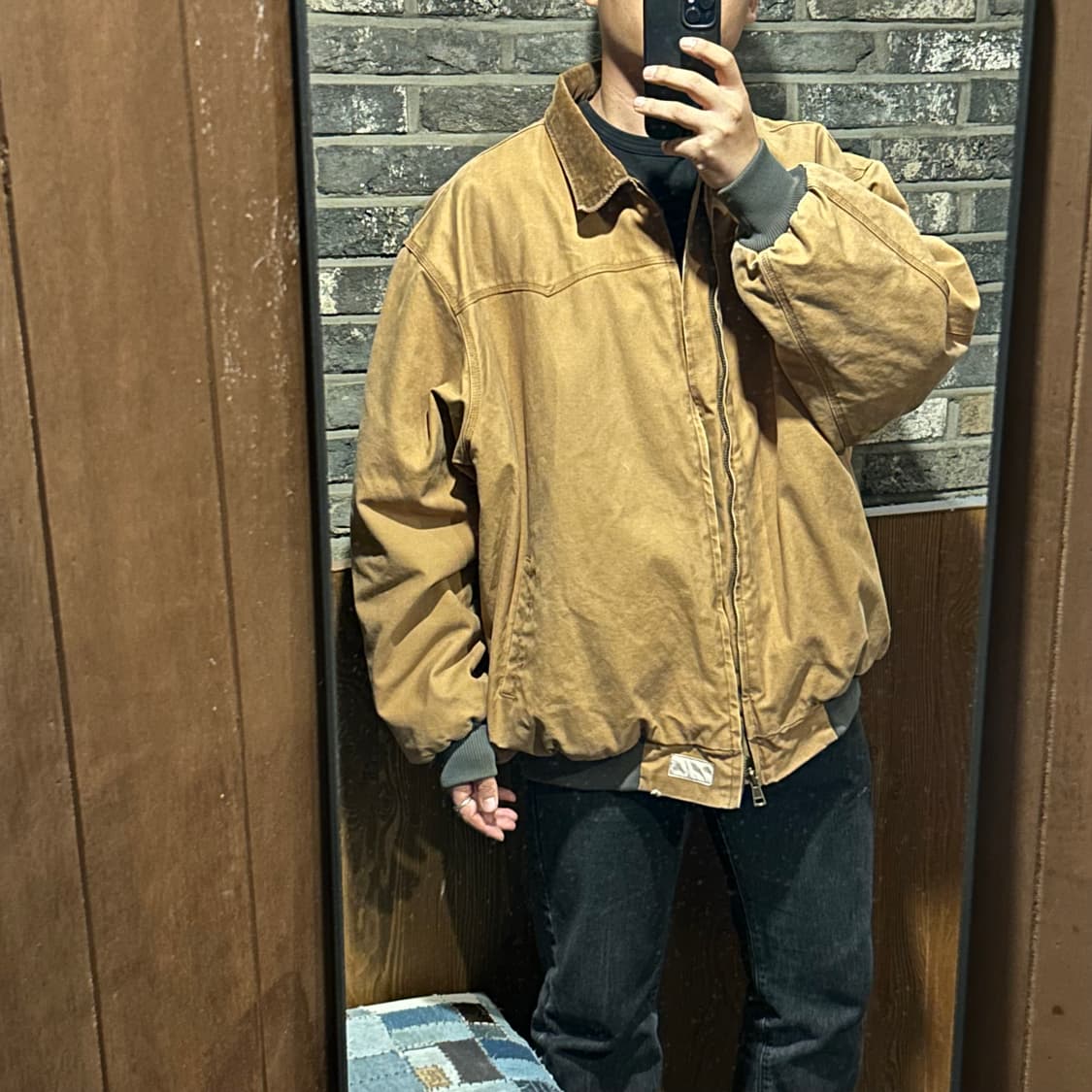 4XL) USA 덕 캔버스 워크웨어 산타페 워크 자켓 상품이미지8
