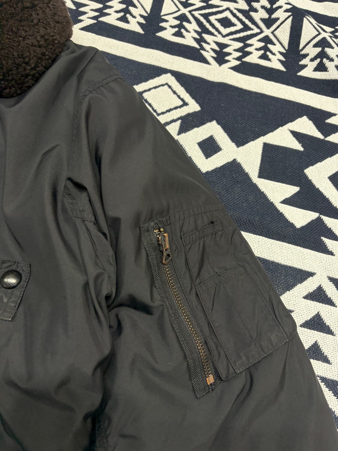 Polo 폴로 b-15 플라이트 봄버 다운 자켓 m 상품이미지7