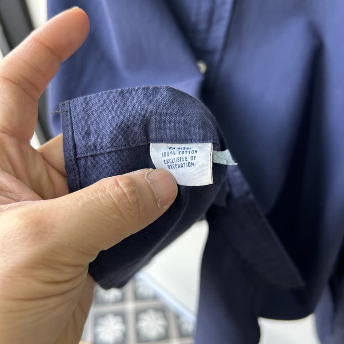 16195 - 폴로 랄프로렌 네이비 셔츠 상품이미지4