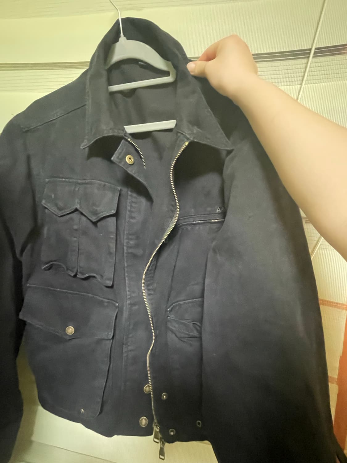 아캄 Cotton Utility Jacket (Black) 상품이미지2