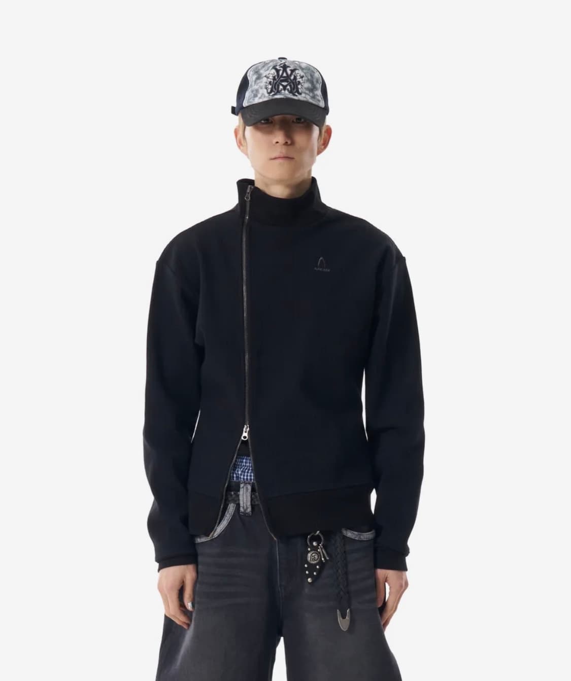 아캄 AAKAM 사이드넥 집업 2사이즈 상품이미지3