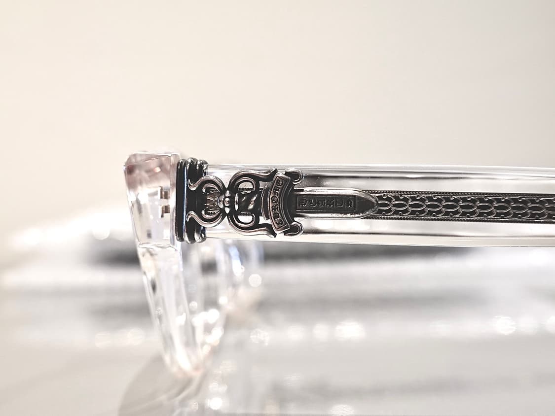 크롬하츠 컨볼루티드 크리스탈/실버 안경 상품이미지3