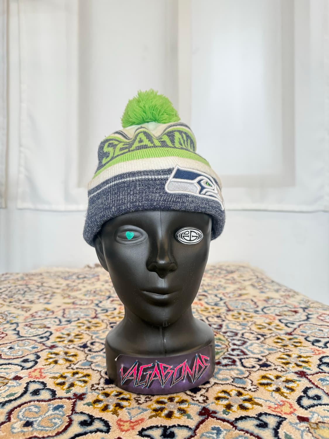 니트 방울비니 nfl seattle hawks 상품이미지5