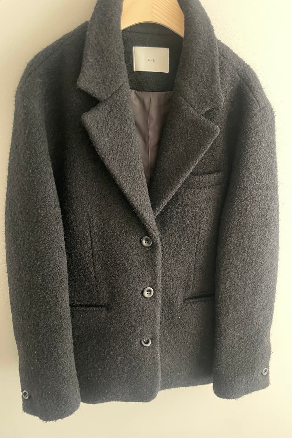 ORE 오어 부클 코트 상품이미지2