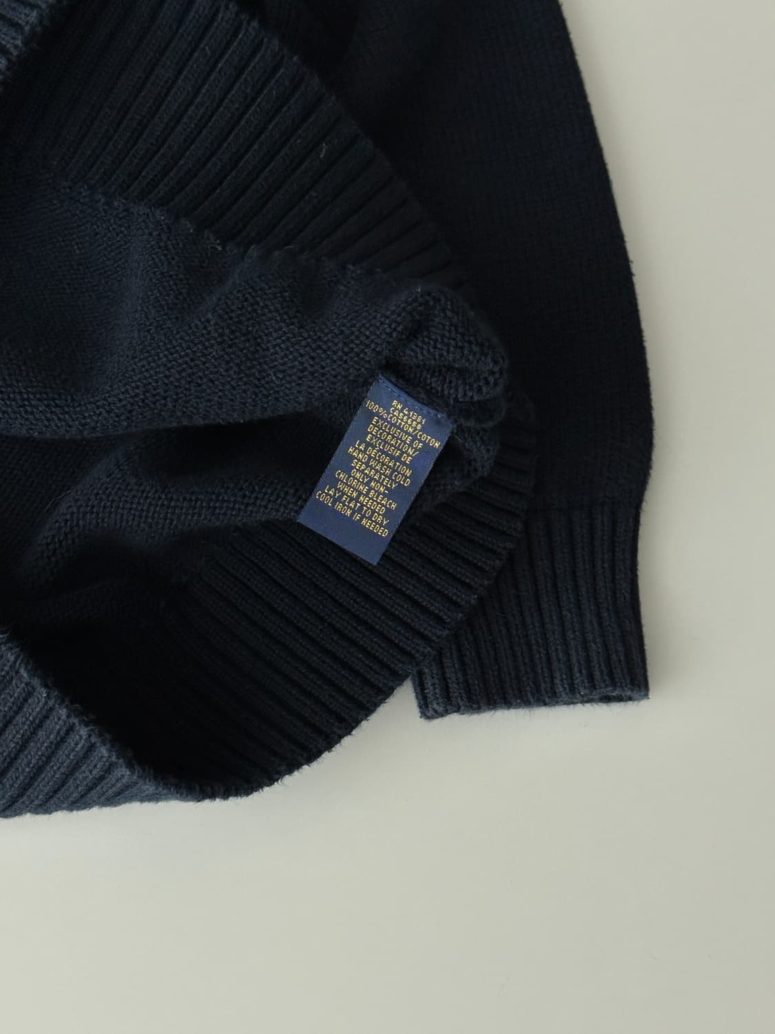 폴로 랄프로렌 라운드넥 니트 S 상품이미지5