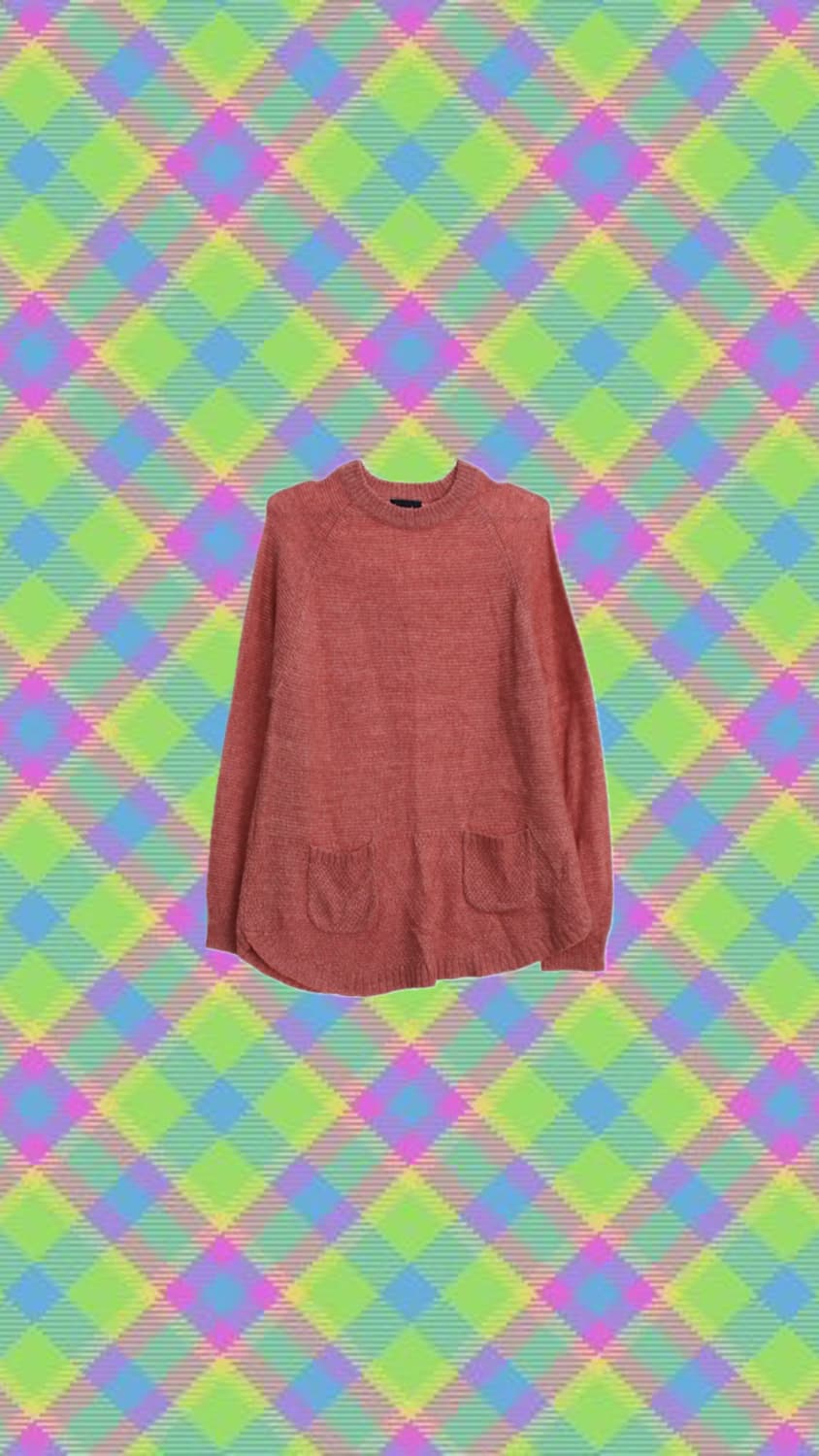 일본 빈티지 모리걸 하구미 니트 판매 상품이미지1