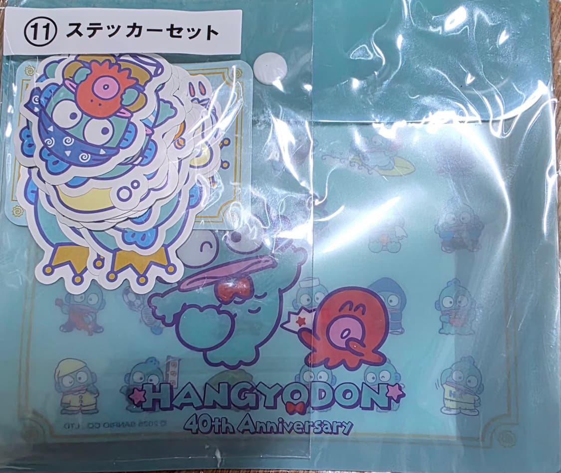 산리오  한교동  40주년 기념  스티커  세트 상품이미지1