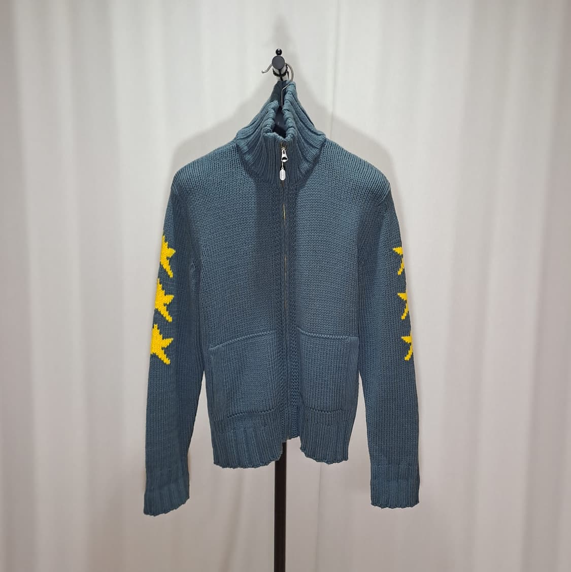 (택포) 디젤 스타패턴 니트집업 100 B46 상품이미지1