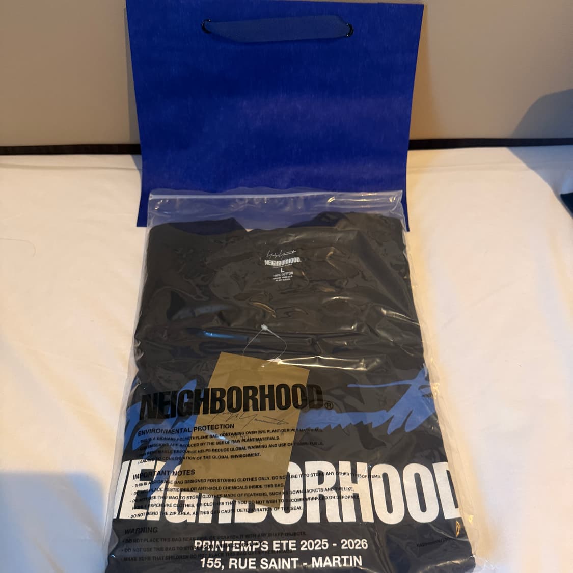 요지야마모토 네이버후드 티셔츠 신상 상품이미지3