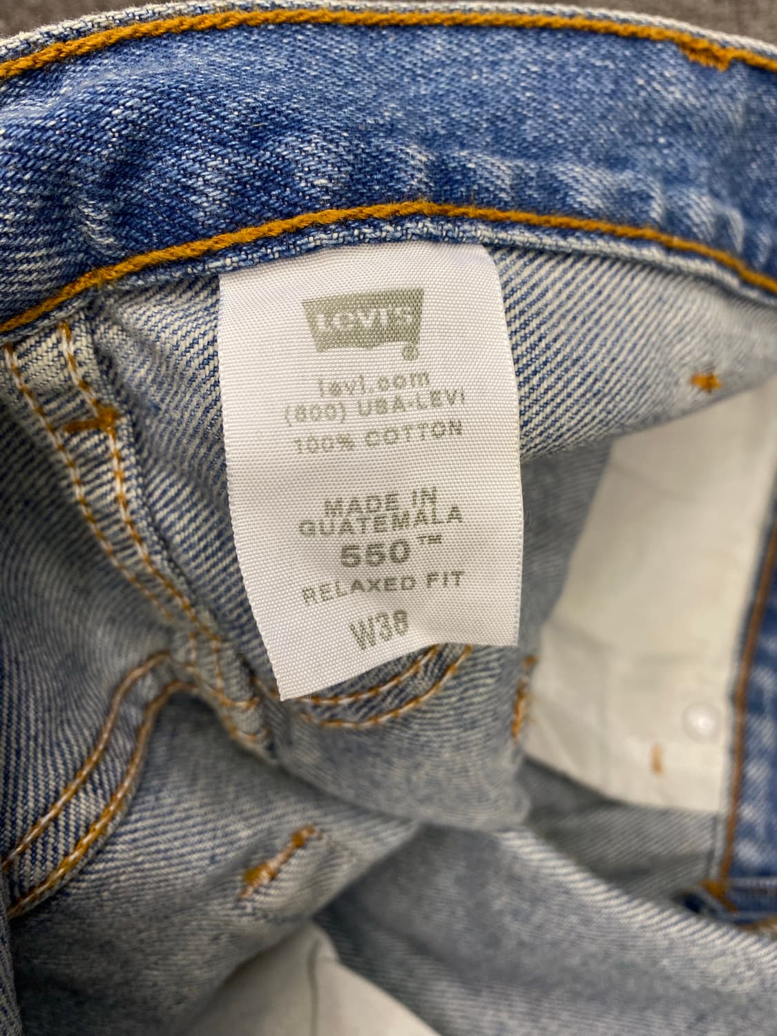00s Levis 리바이스 550 데님 쇼츠 상품이미지3
