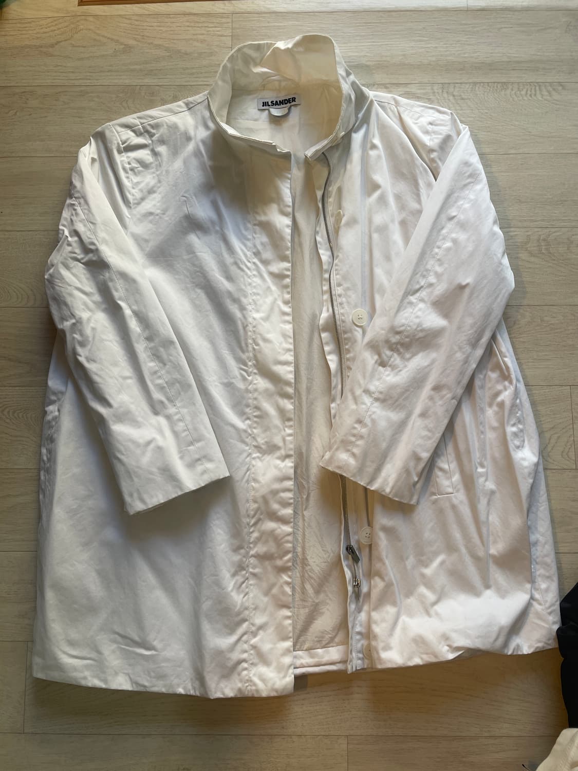 jil sander x joice 하이넥 화이트 자켓 상품이미지1