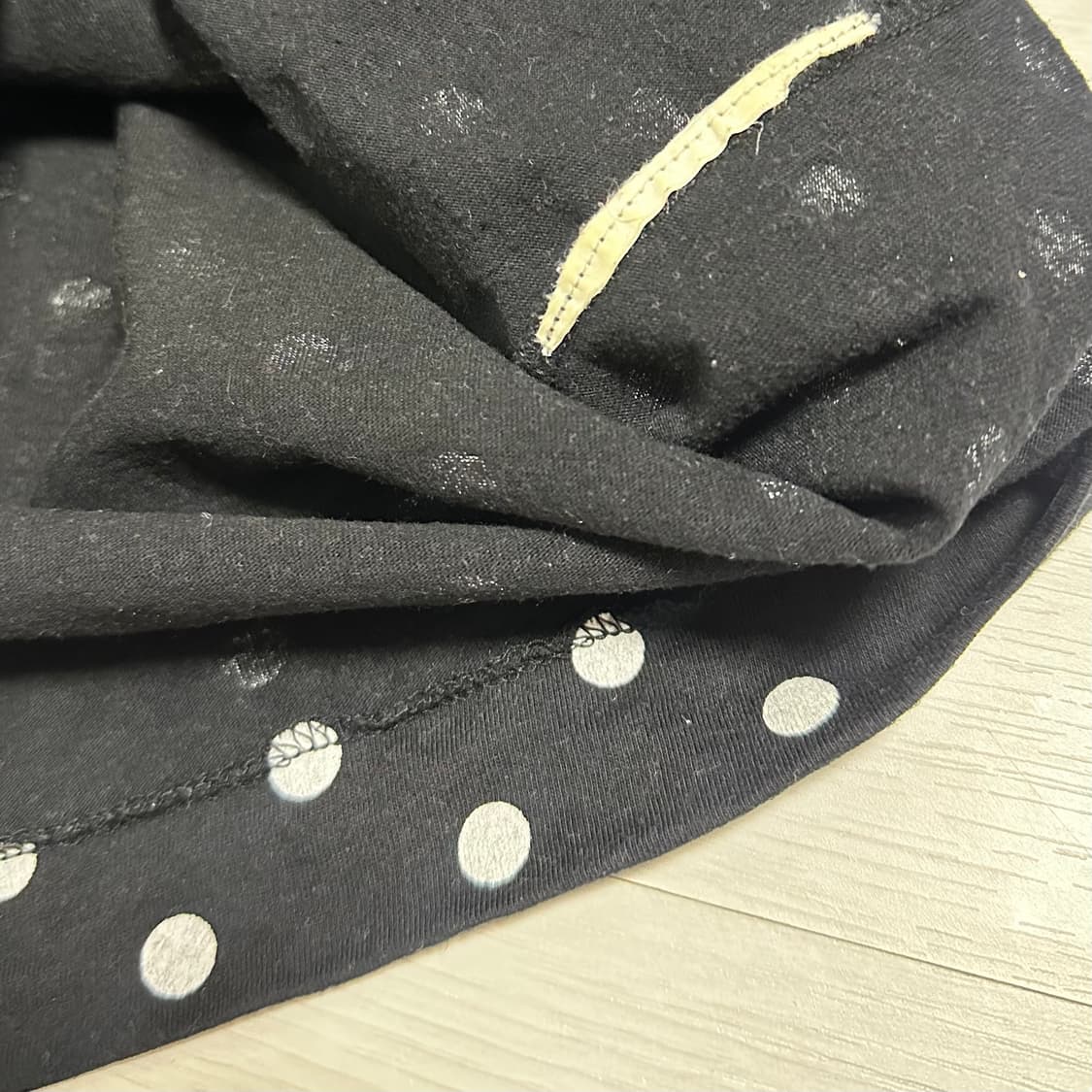 꼼데가르송 폴카 닷 레드 하트 롱슬리브 티셔츠 S 상품이미지3