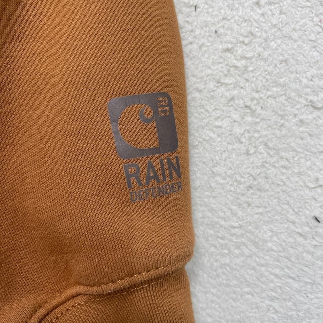 CARHARTT 레인 디펜더 후드집업 카멜 S 상품이미지4