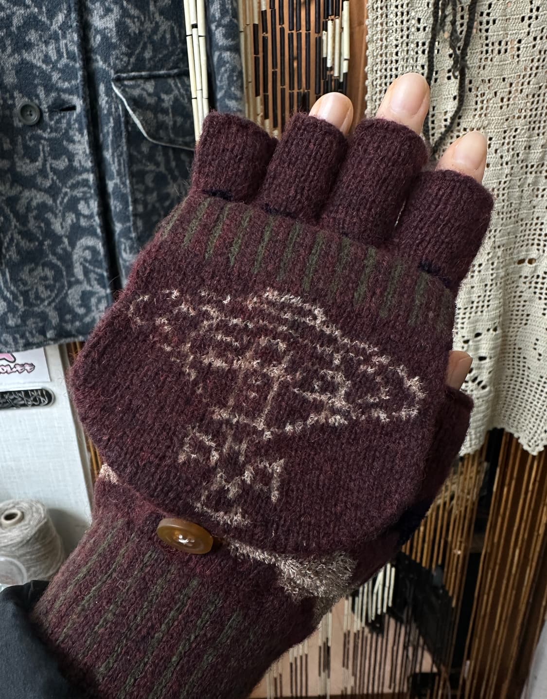 vivienne westwood open finger glove 상품이미지3