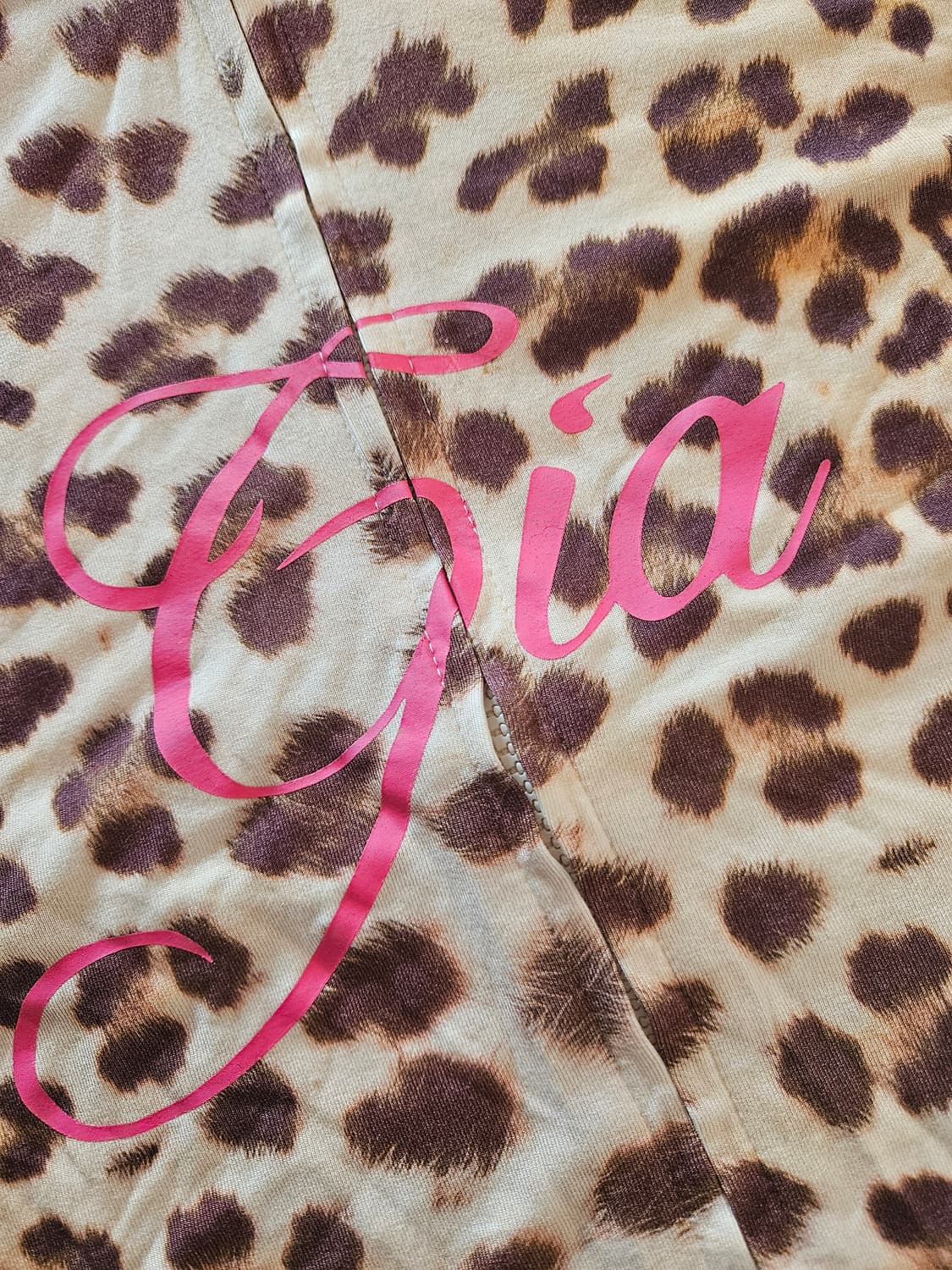 [새제품] 아이엠지아 레오파드 후드집업 상품이미지3