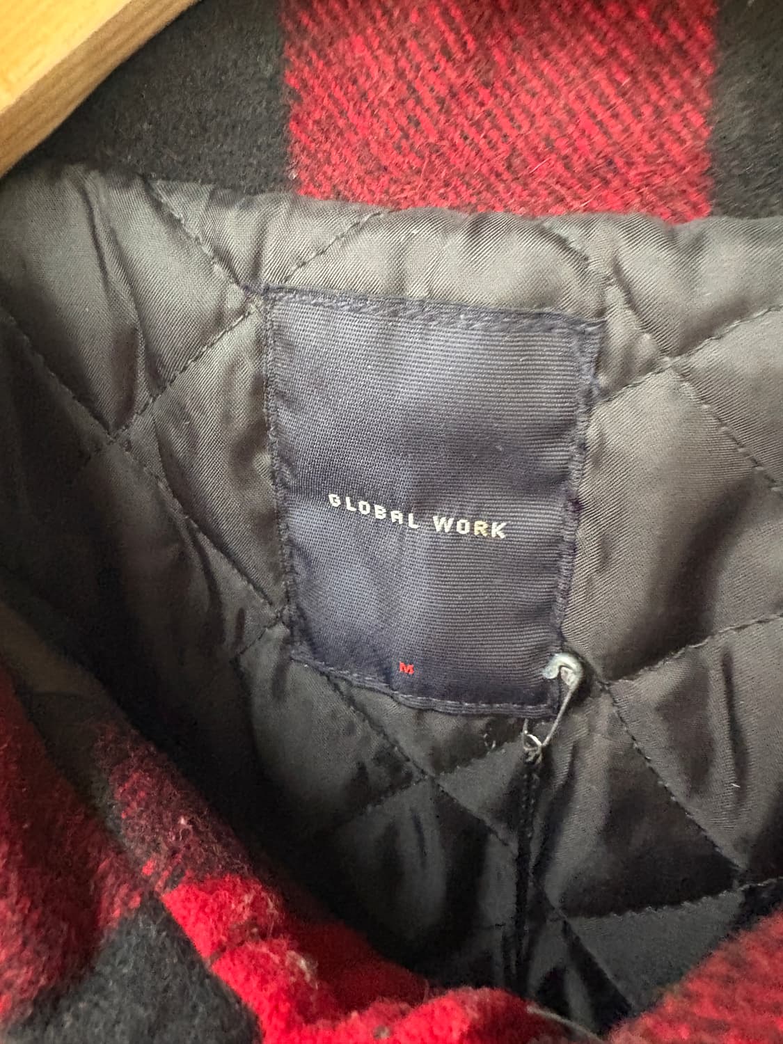 글로벌워크 버팔러 타탄 체크 헌팅자켓 상품이미지5