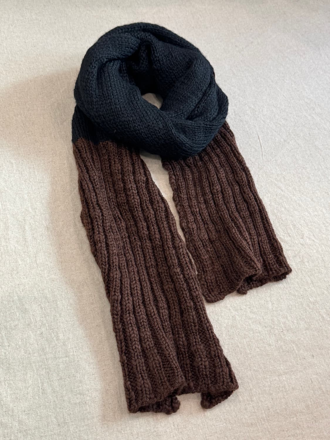 요지야마모토 00s 롱 니트 머플러 상품이미지2