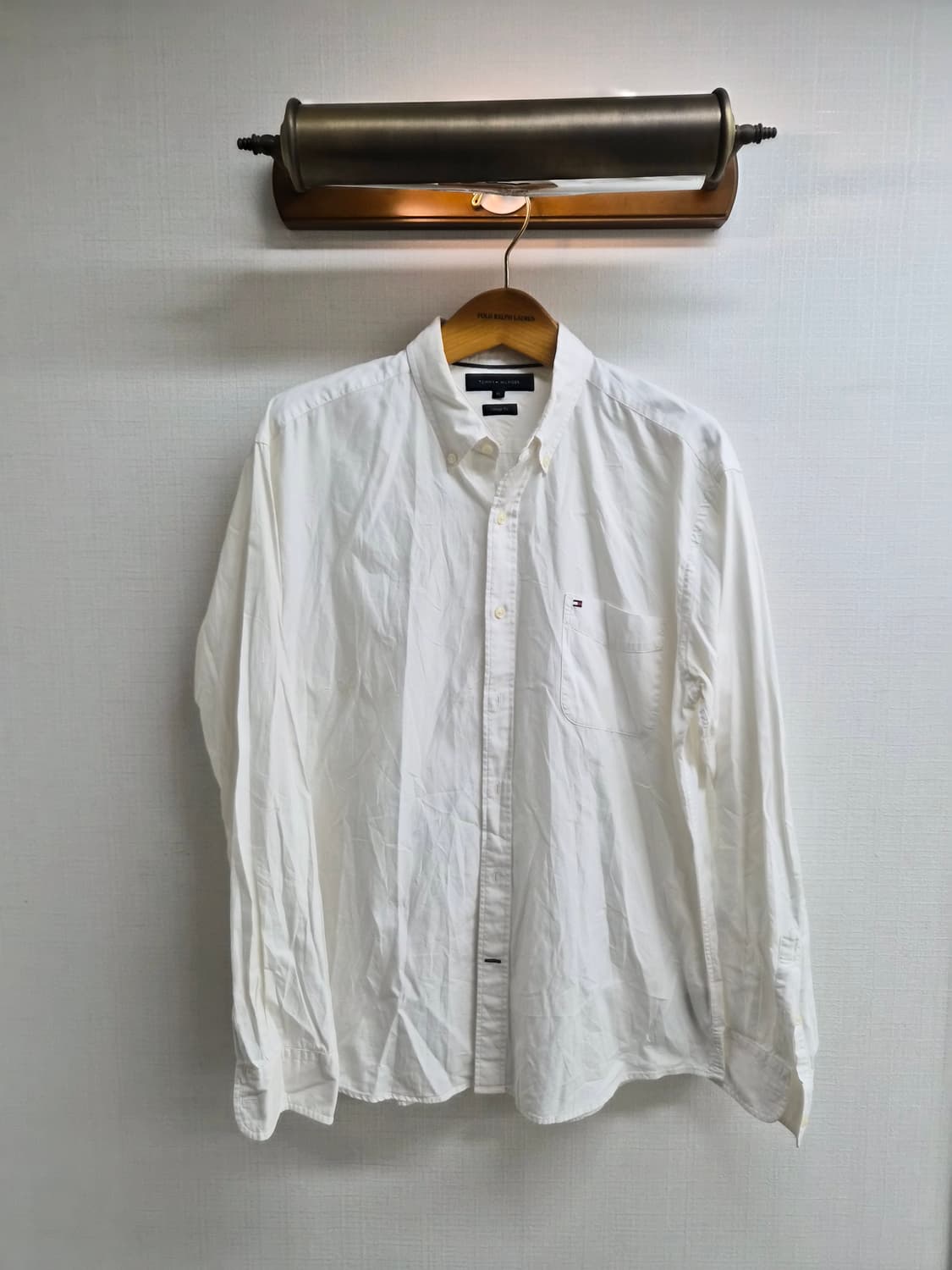 XL) 타미힐피거 vintage fit 화이트셔츠 팝니다 상품이미지1