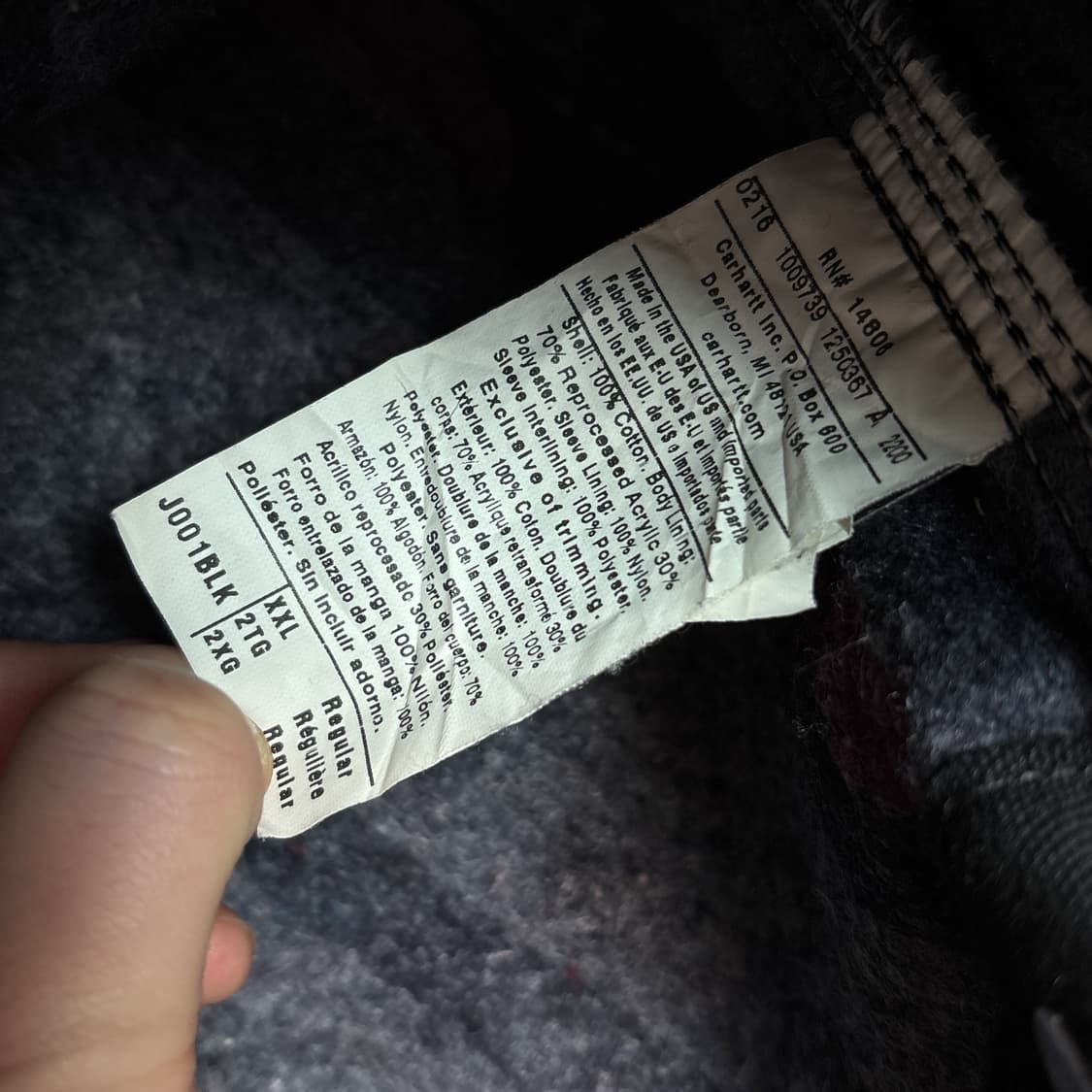 칼하트 j001 디트로이트자켓 상품이미지6