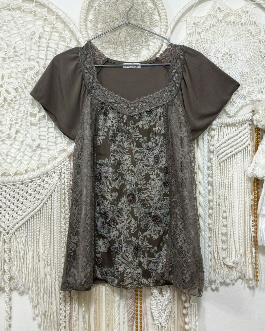 Rosa&rosa Flower Lace Blouse 상품이미지1