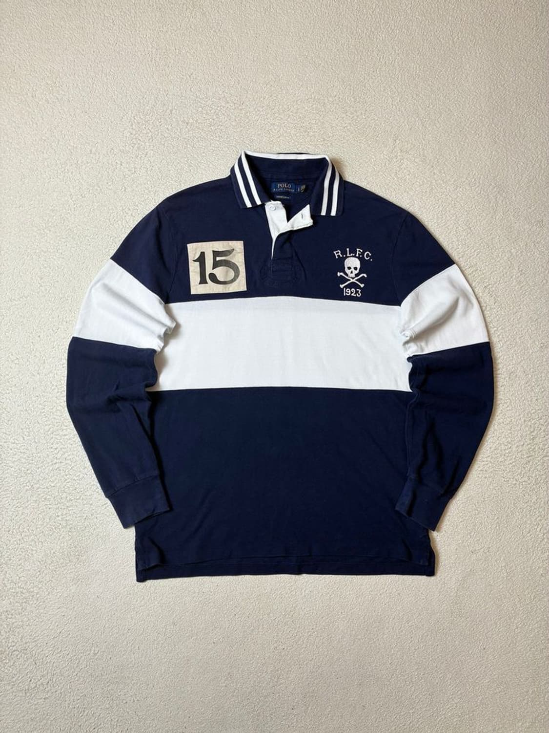 폴로 랄프로렌 스컬 RLFC 럭비 카라 롱 슬리브 PN7511 상품이미지1