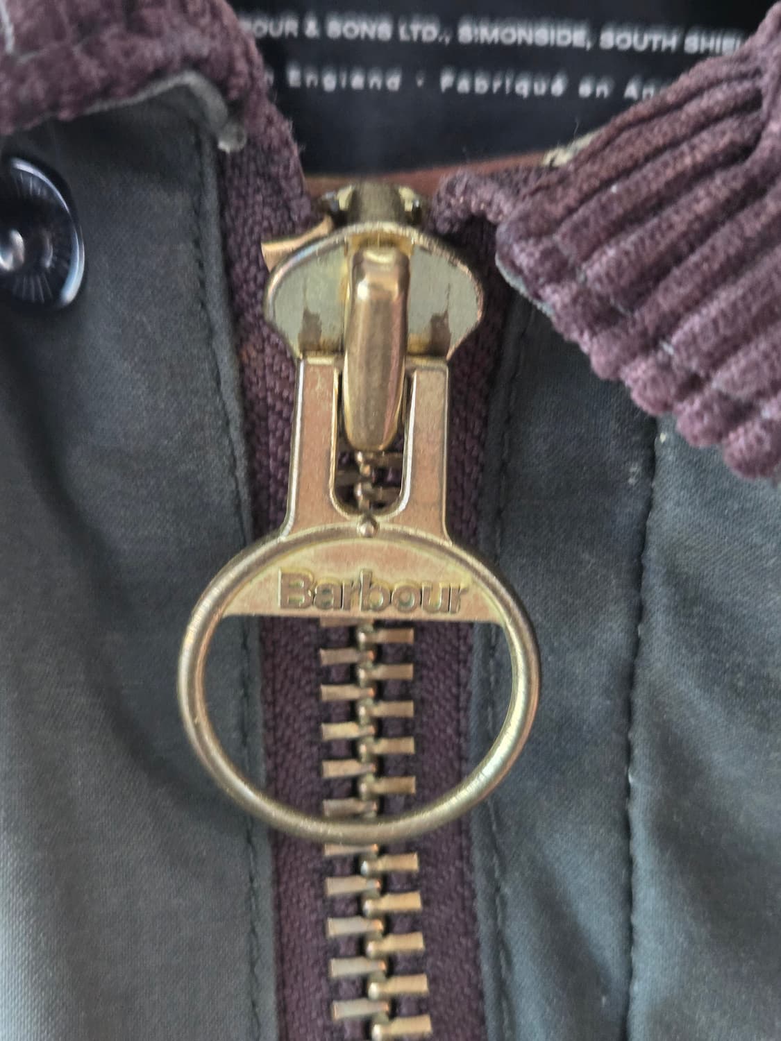 바버 BEDALE 왁스 자켓 판매 상품이미지4