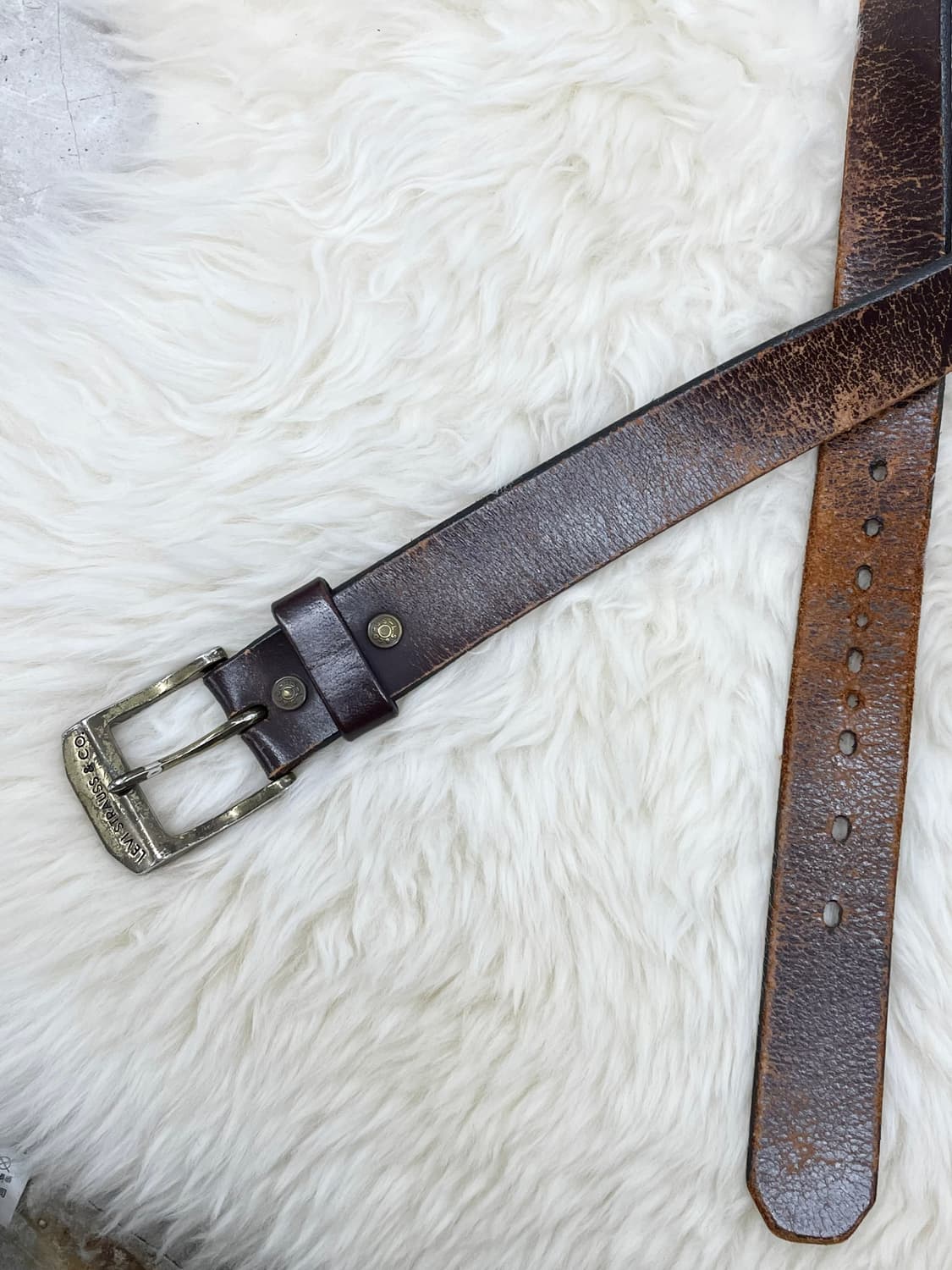 리바이스 리얼레더 버클 벨트 상품이미지6