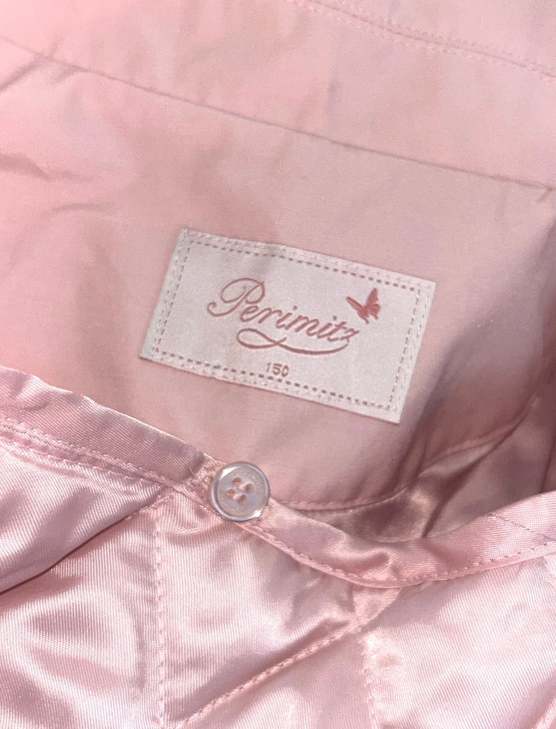 히메갸루 리본쥬얼 핑크 트렌치코트 상품이미지3