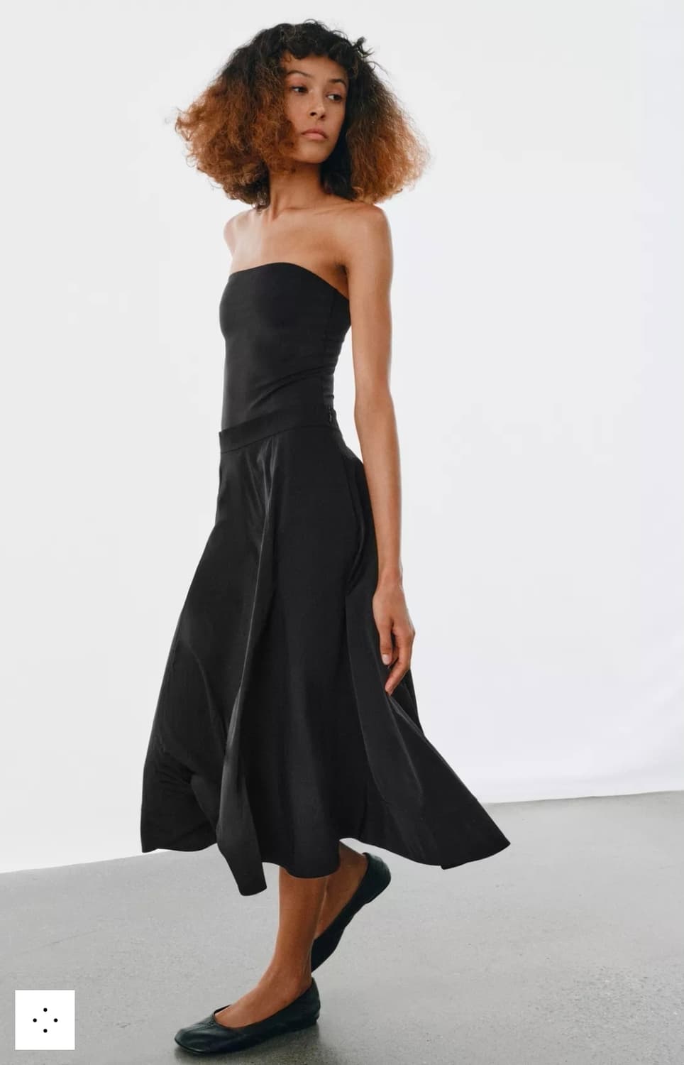 Zara  zw컬렉션 케이프미디스커트 상품이미지1