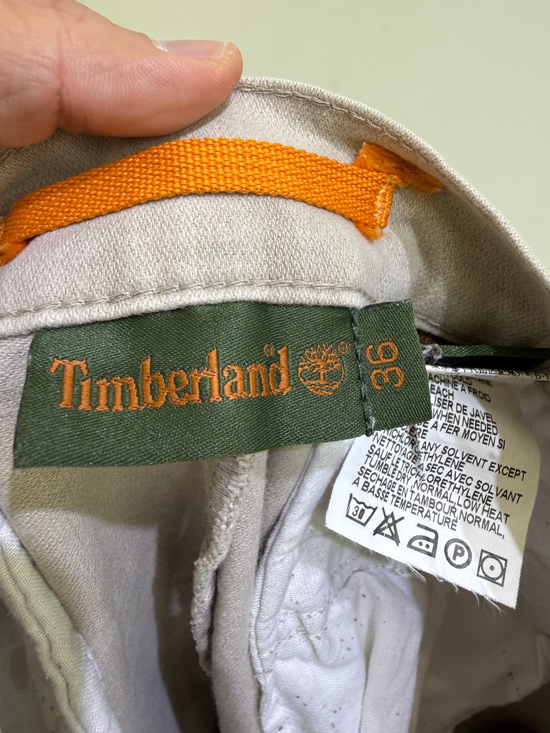 TIMBERLAND 베이지 코튼 팬츠  상품이미지6