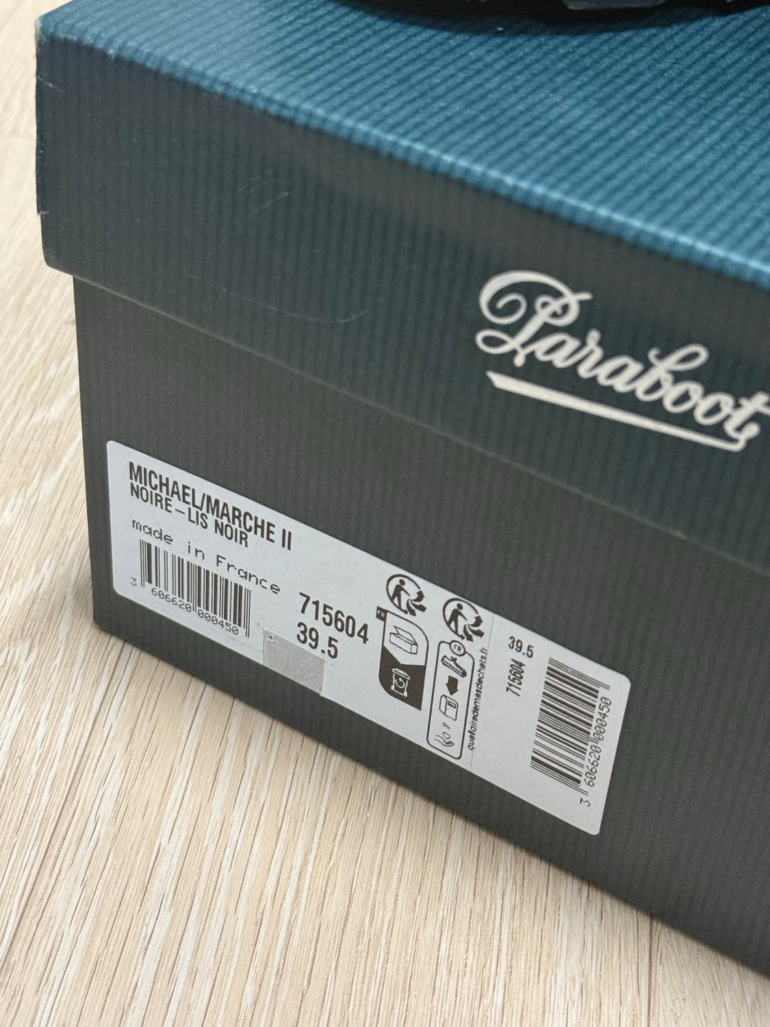 파라부트 미카엘 블랙 로퍼 EU39.5(250) 상품이미지5