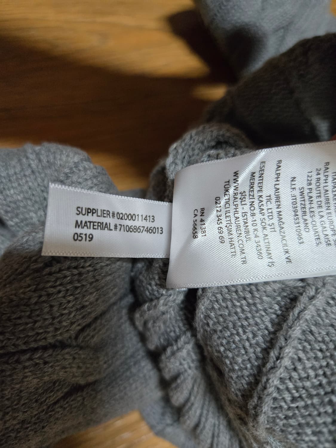 폴로 랄프로렌 정품 케이블 스웨터 꽈배기 니트 상품이미지9