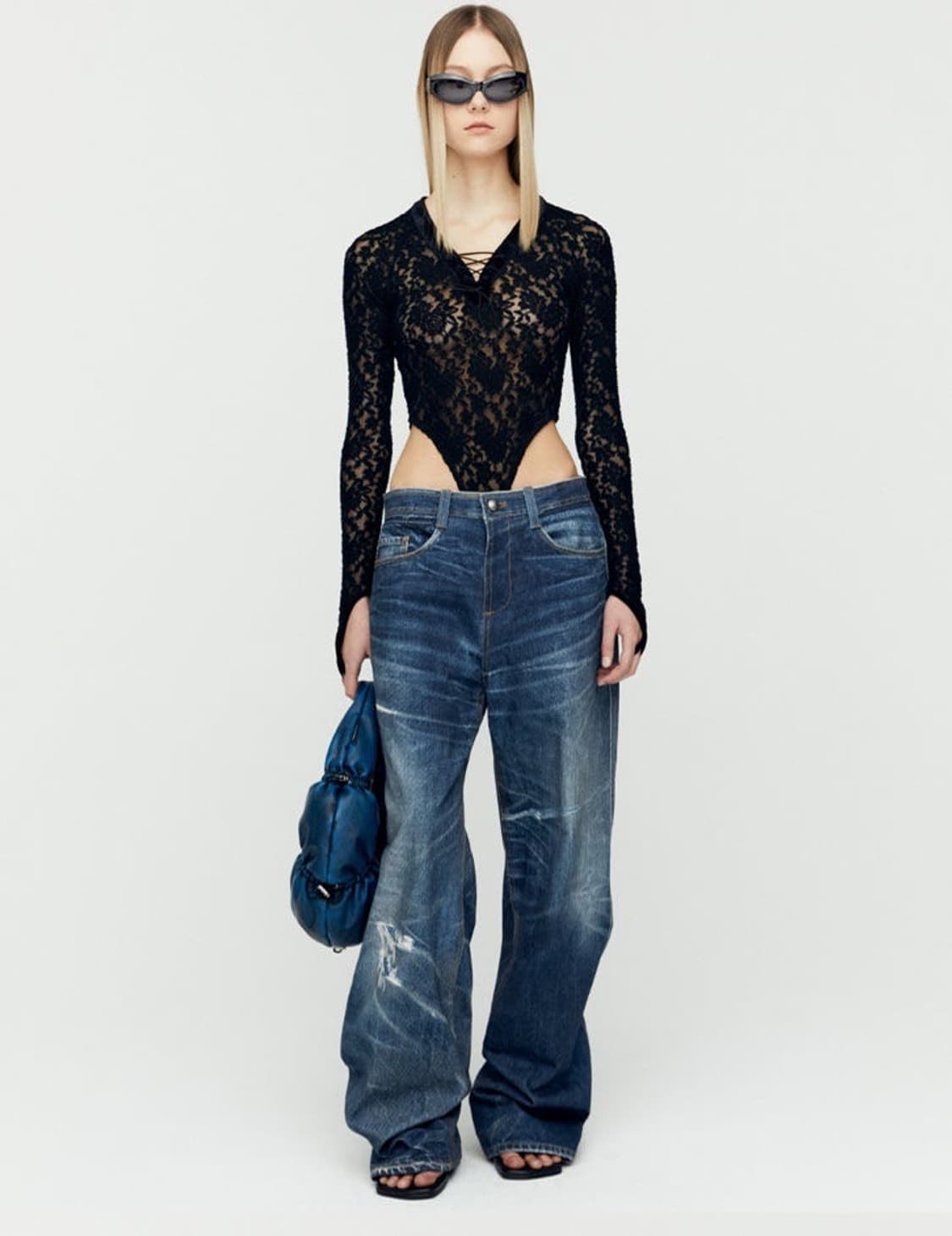 ADSB Trompe L’oeil Denim Pants 상품이미지1