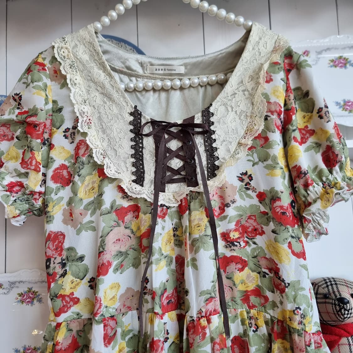 (axes femme(엑시즈팜)) 로맨틱 플라워 원피스 상품이미지3