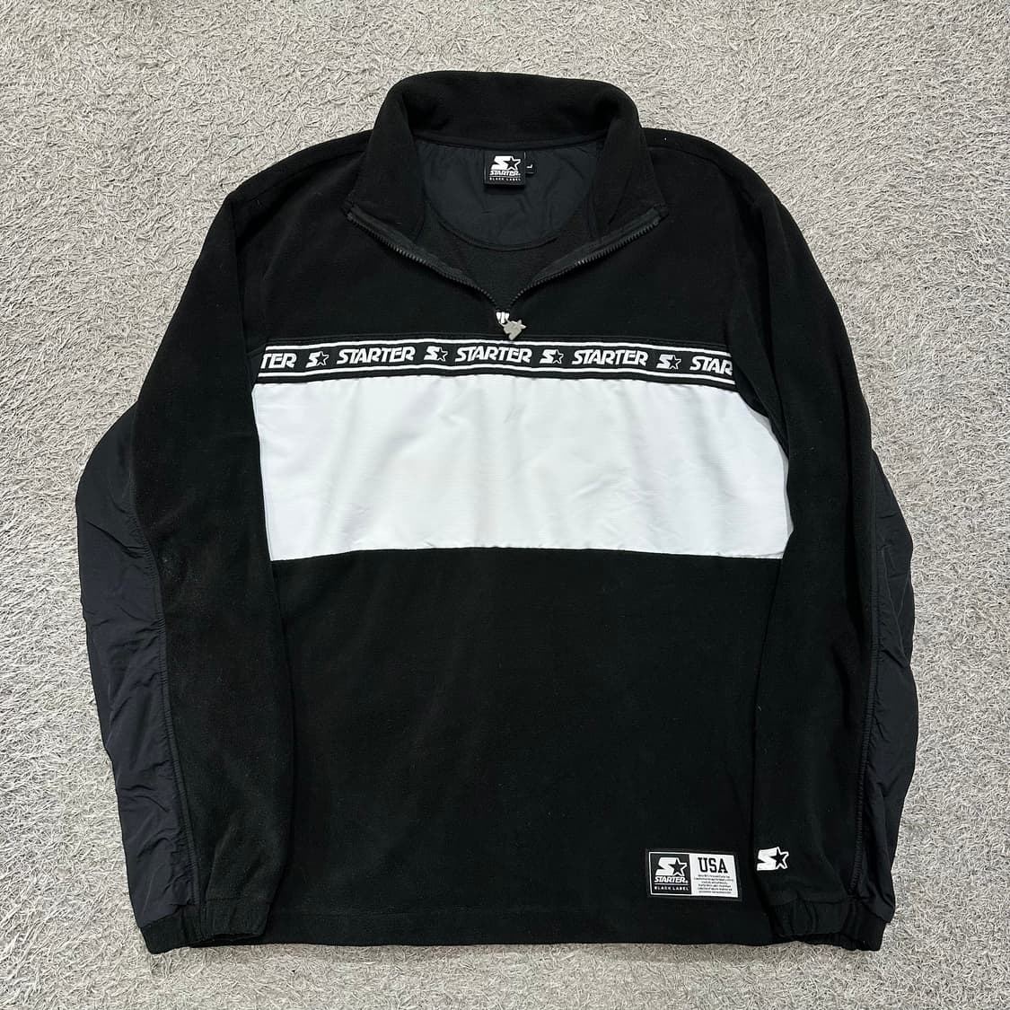 [100] 스타터 후리스반집업맨투맨 상품이미지2