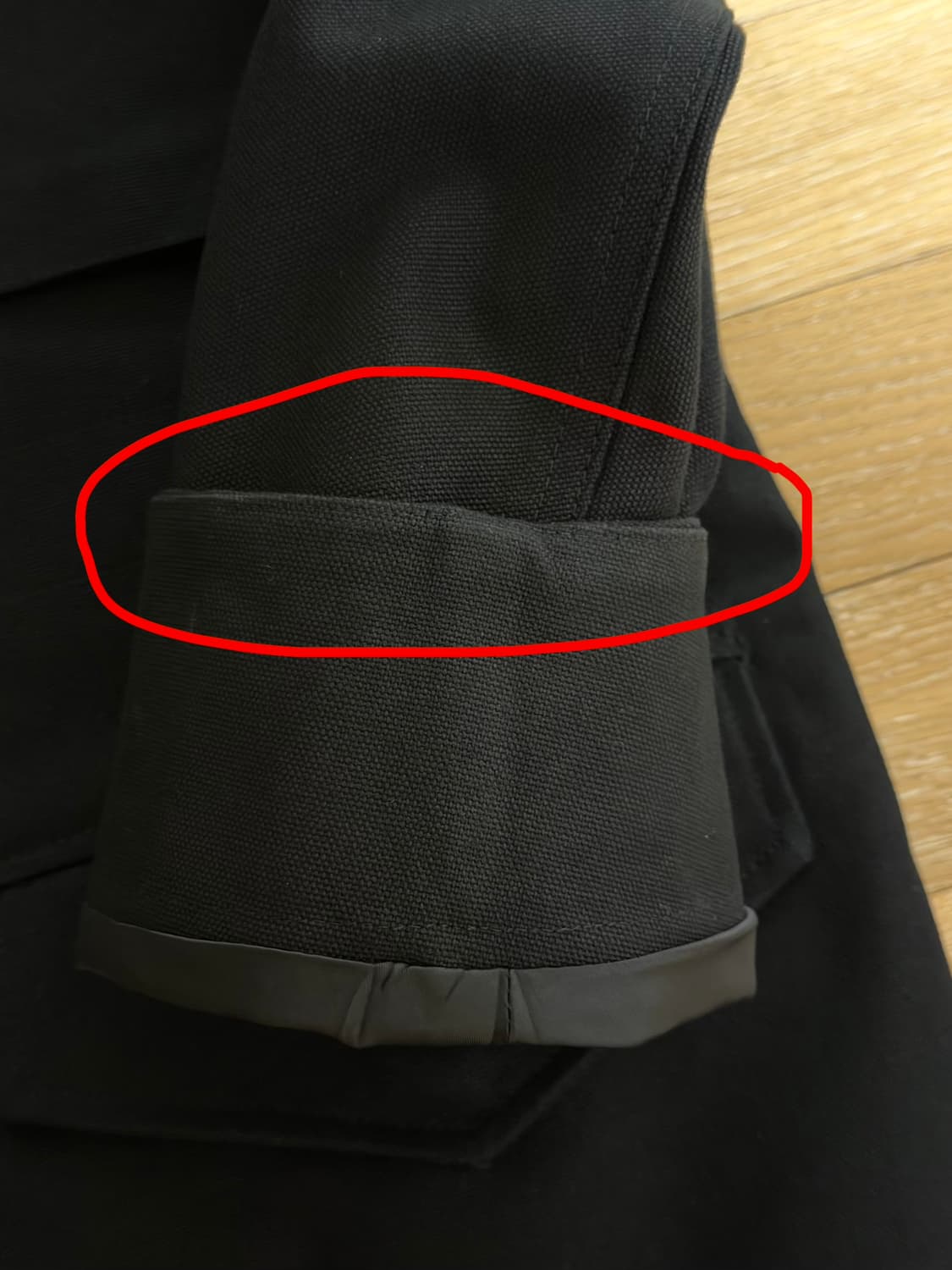 렉토 프렌치 빈티지 밀리터리 캔버스 자켓 블랙 M 상품이미지6