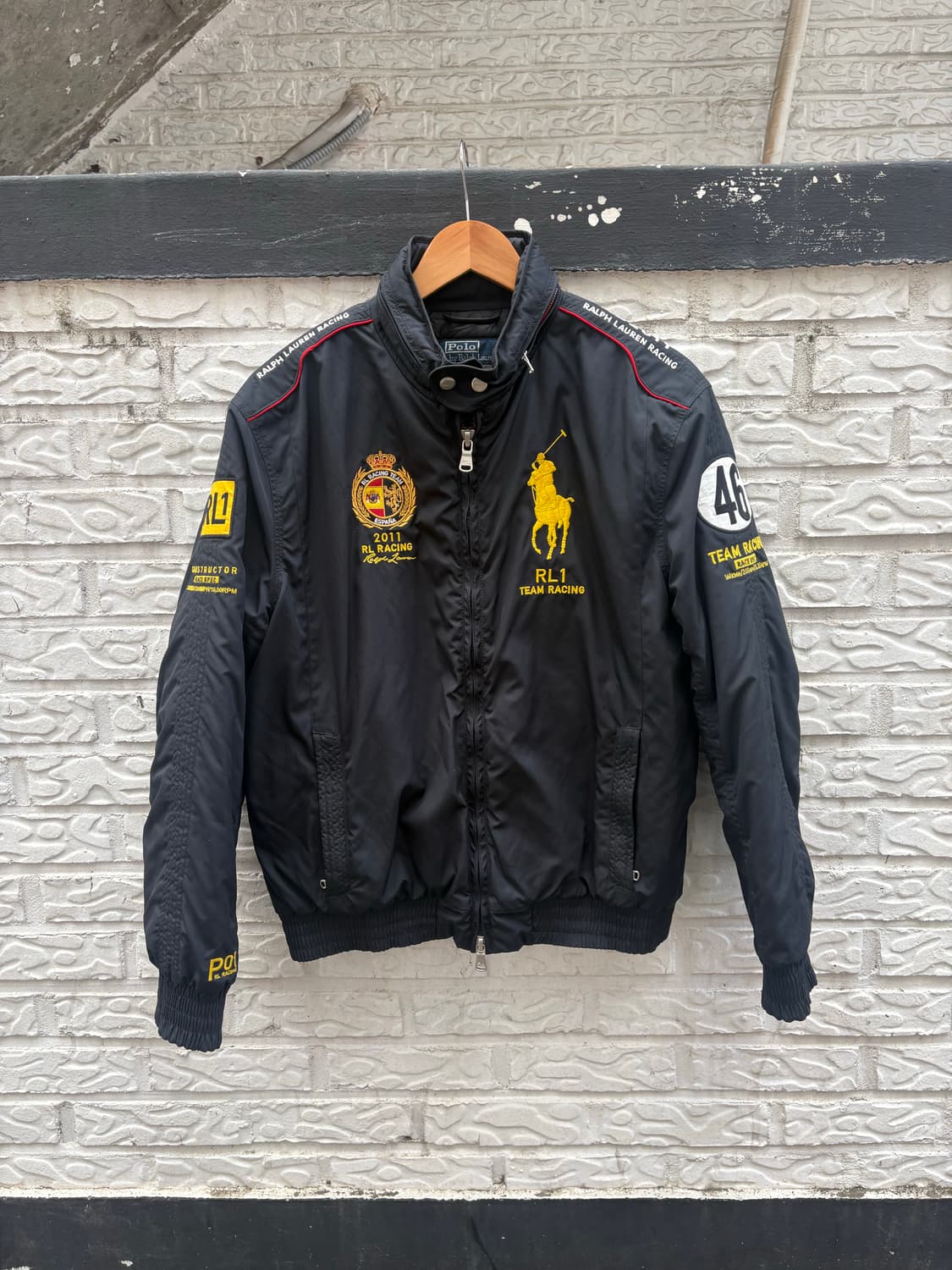 폴로 레이싱 패딩 자켓 상품이미지1