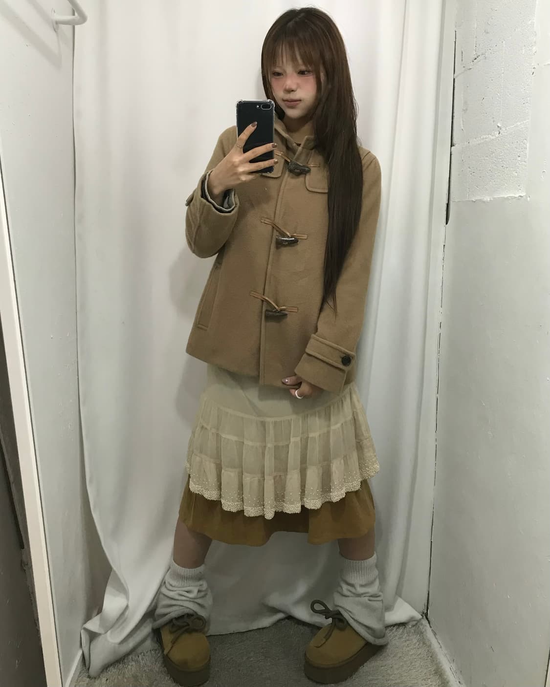 🐶베이지 모리 레이어드 코디 세트 🐶 상품이미지2