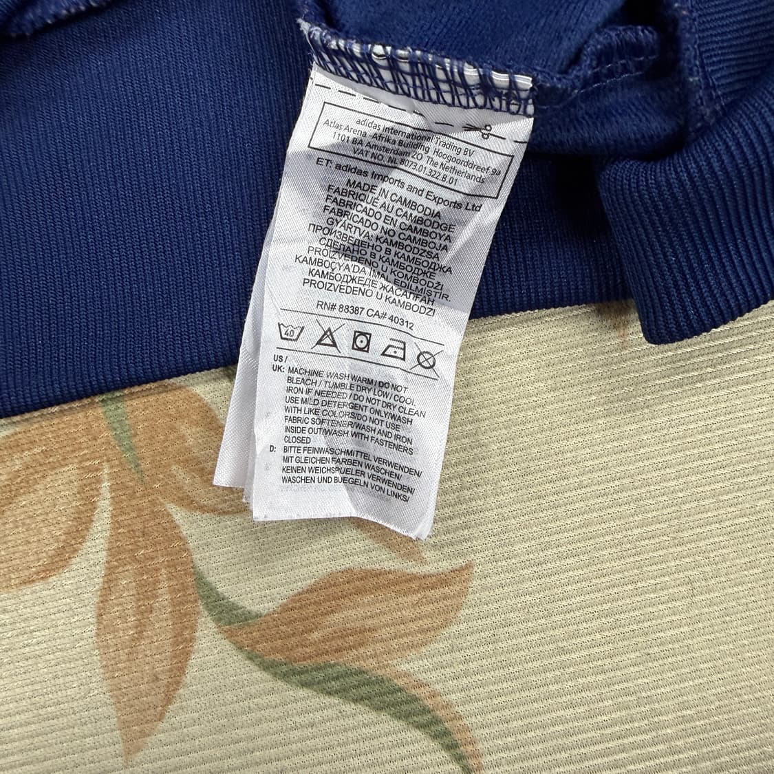 (L)아디디스 ADIDAS 콘디보 트랙탑 져지(블루) 상품이미지3