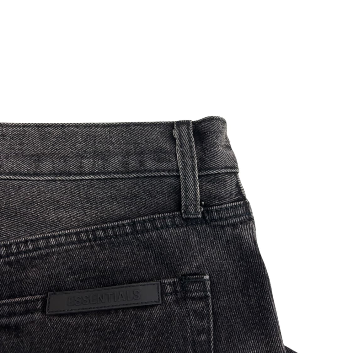 에센셜 흑청 워시드 데님 팬츠 상품이미지4