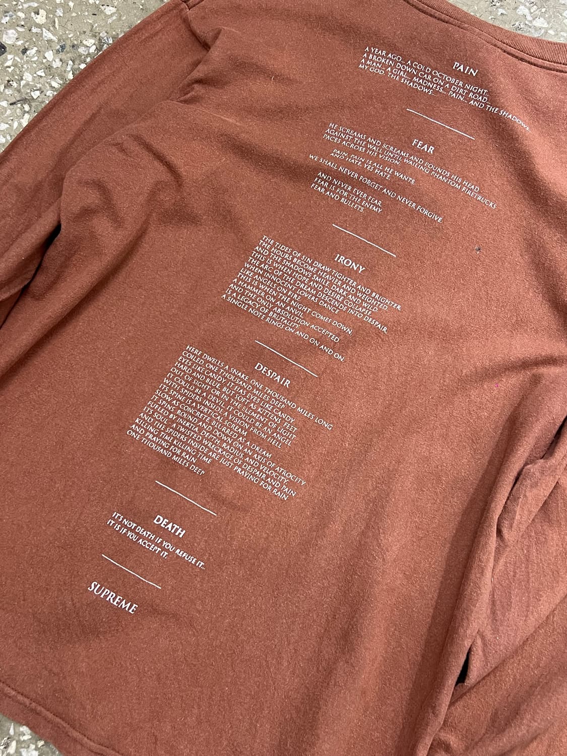 Supreme The Crow Brown Longsleeve 상품이미지5