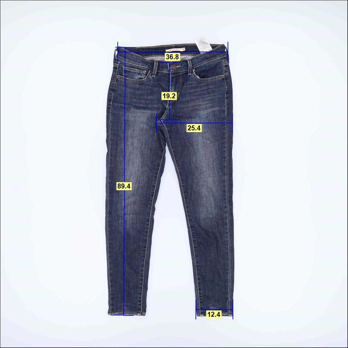 [W28 L30] 리바이스 스키니 약기모 데님팬츠 1217H1 상품이미지9