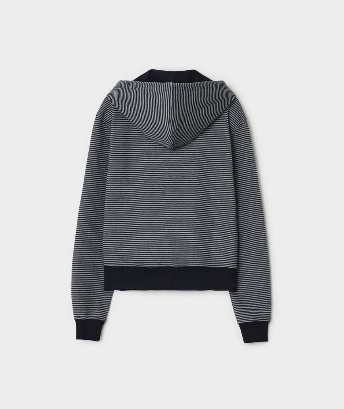 썬번프로젝트 레이스 스트라이프 집업 후디 상품이미지4