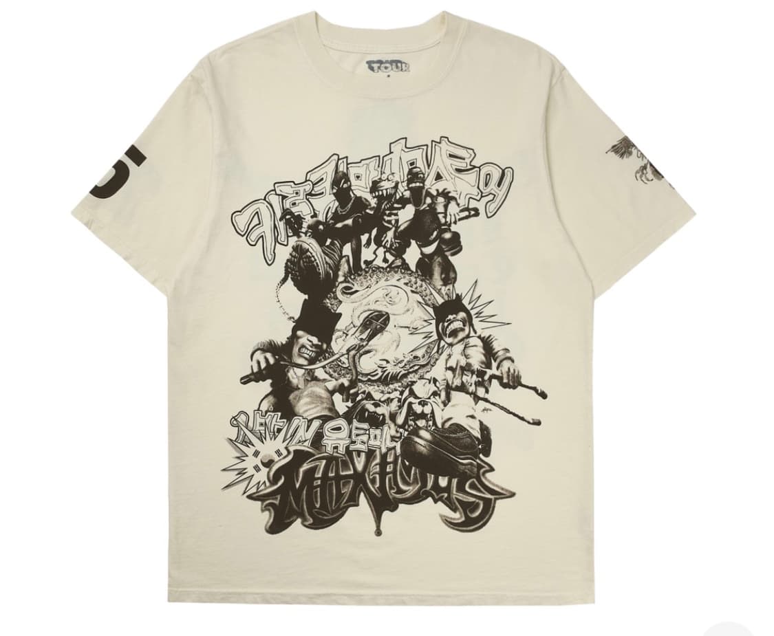 ( L ) 트래비스스캇 머천 반팔티 상품이미지1