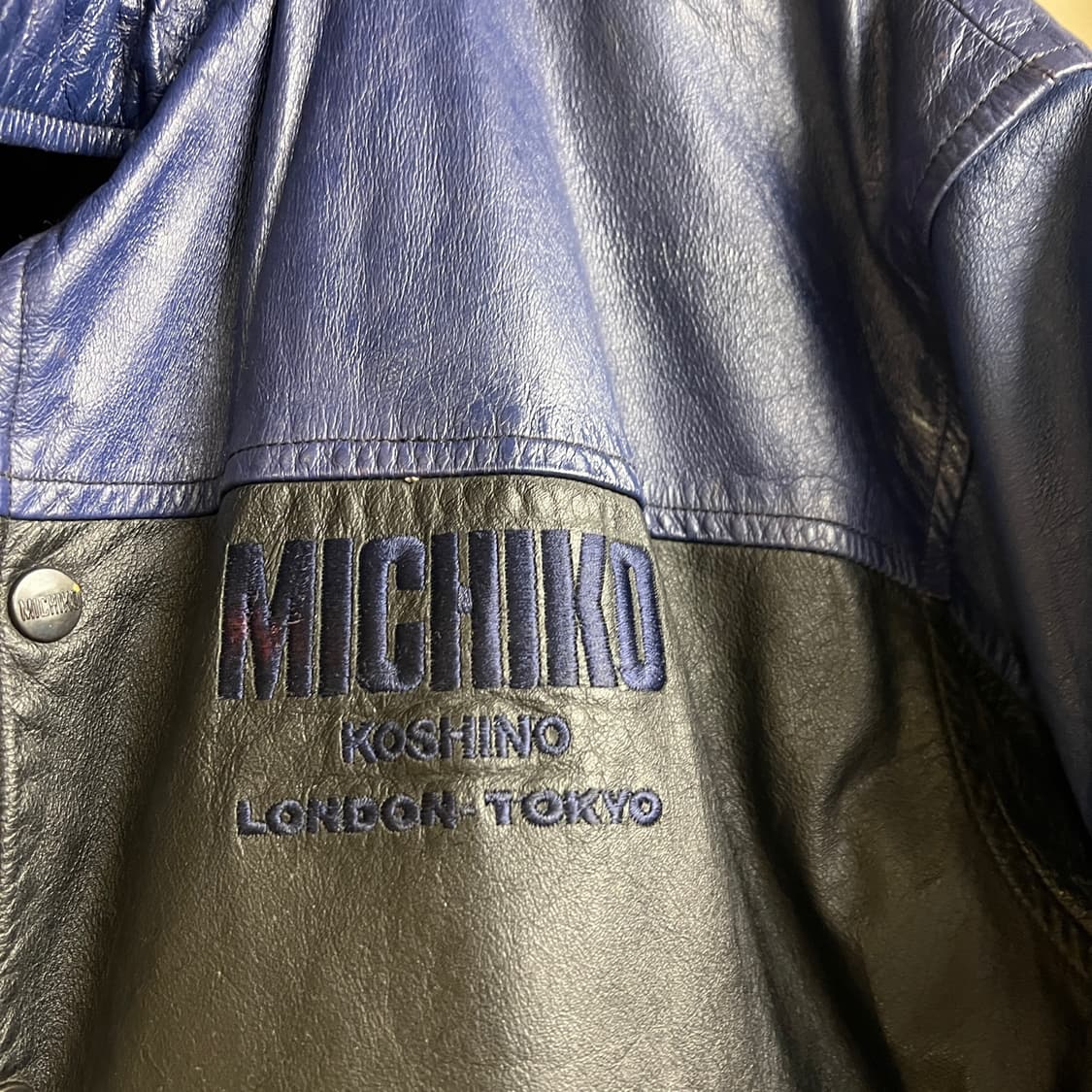 MICHIKO LONDON KOSHINO Leather Stadium 상품이미지5