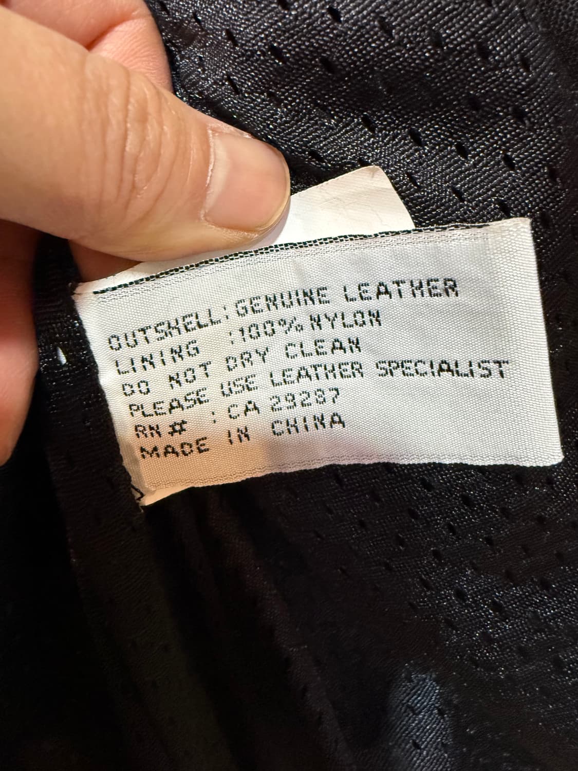 야마하 가죽 라이더 자켓 M 상품이미지8