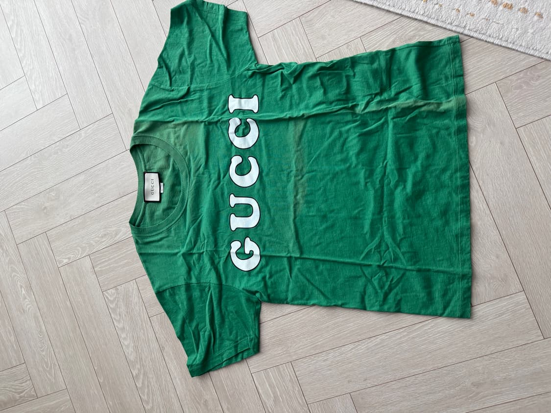 구찌/ 그린 로고 반팔/ s 상품이미지1