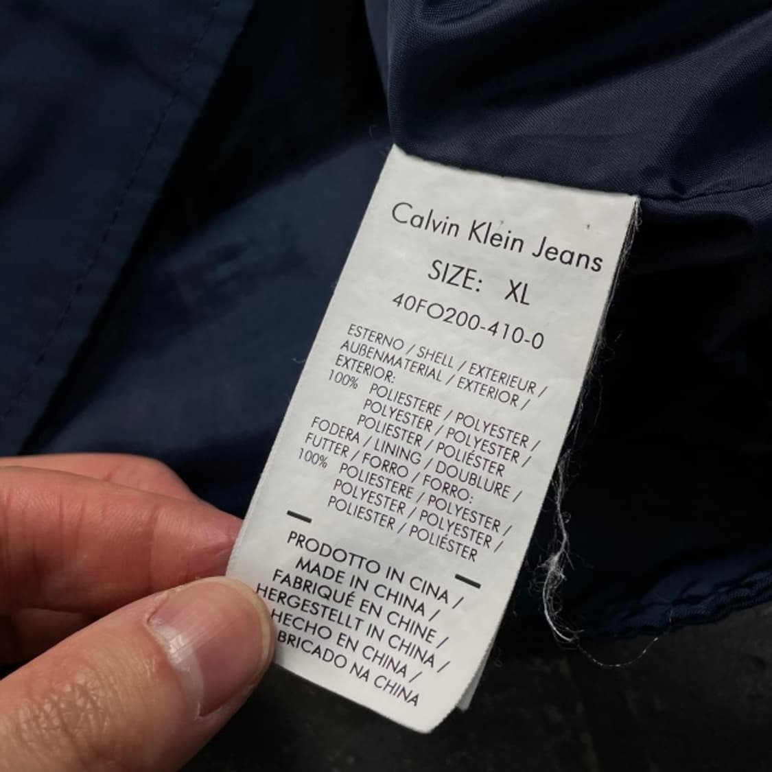 105 캘빈클라인 바람막이 상품이미지4