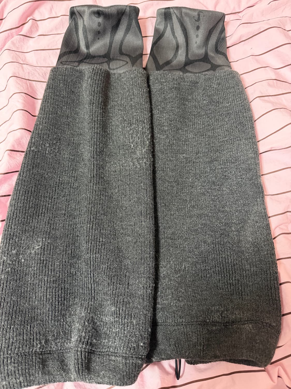 오호스 레그워머 미디스커트 블랙 Lag Warmer Midi Skirt 상품이미지3